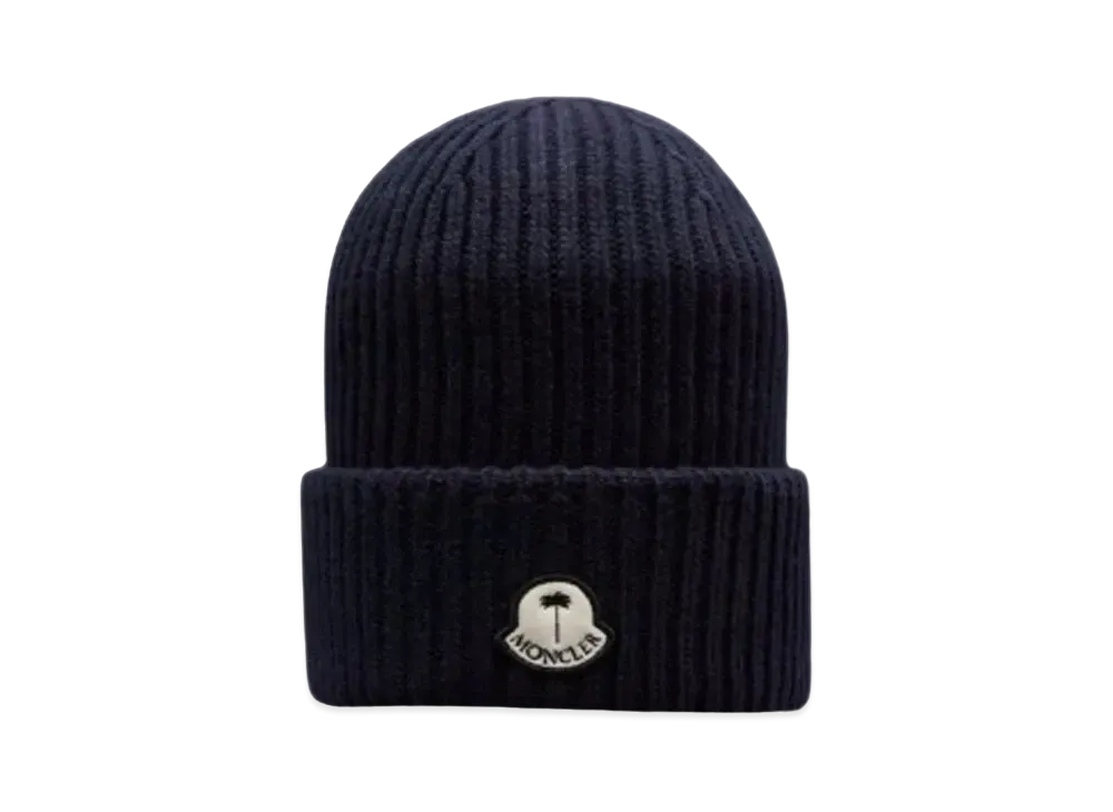 MONCLER X Palm Angels Knit Cap "Naby Blue"