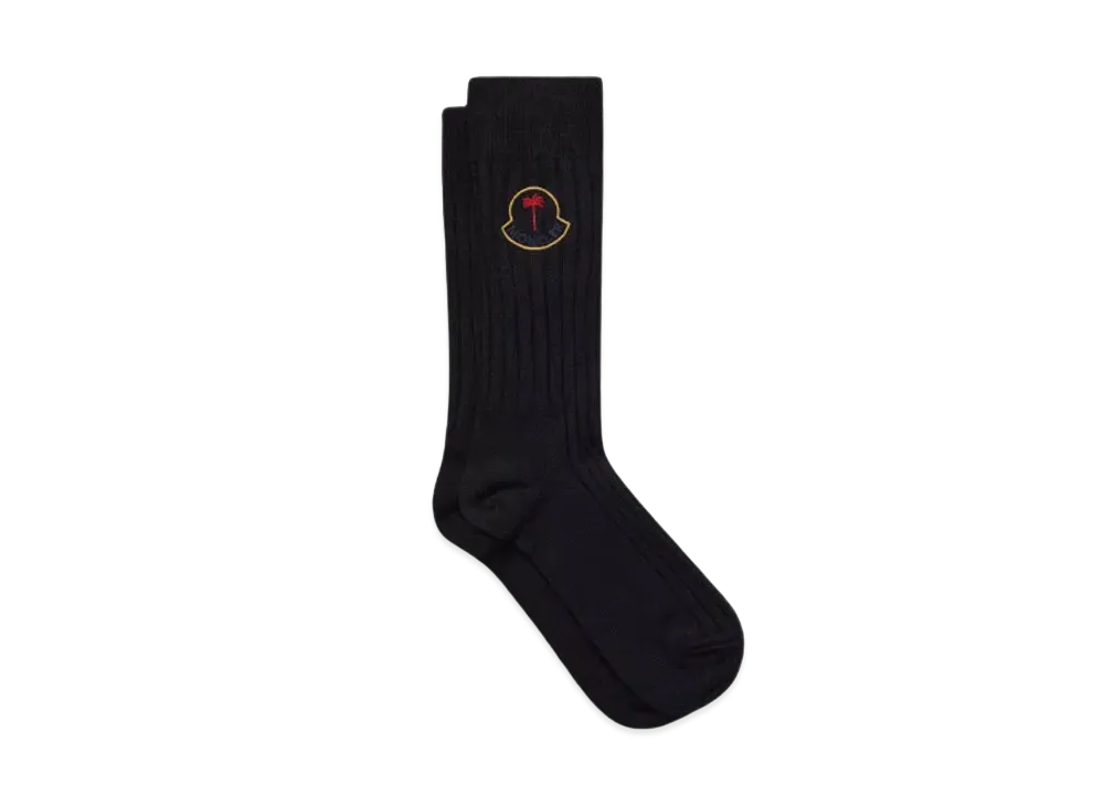 MONCLER X Palm Angels Socks "Naby Blue"
