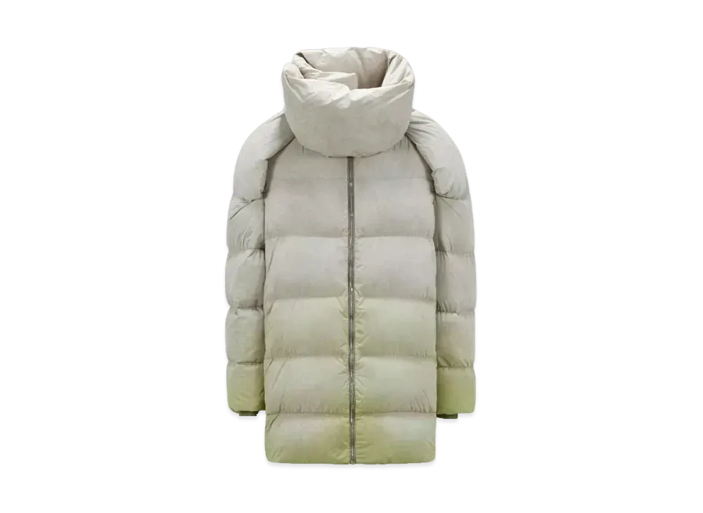 MONCLER x Rick Owens Convertible Long Down Jacket "Acid Degrade"