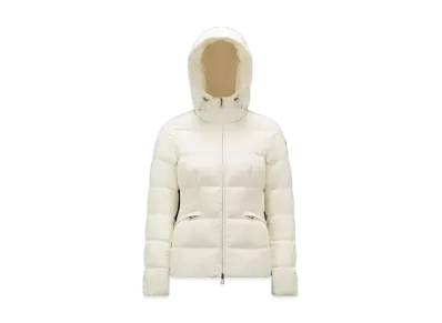 MONCLER Avoce Short Down Jacket "White Ivory"