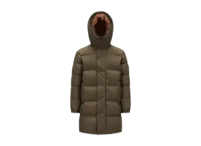 MONCLER Alagon Long Down Jacket "Dark Green"