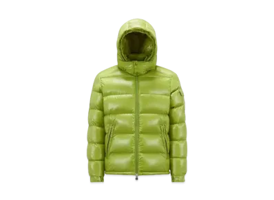 MONCLER Maya Short Down Jacket "Leaf Green"