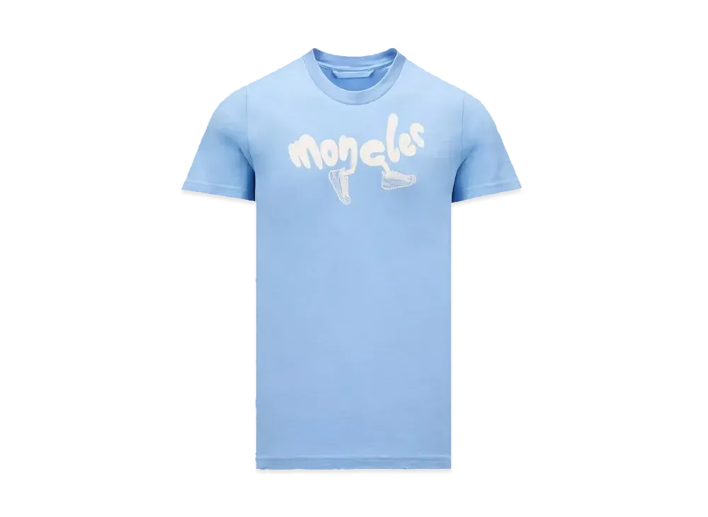 MONCLER T-Shirt "Light Blue"