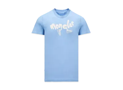 MONCLER T-Shirt "Light Blue"