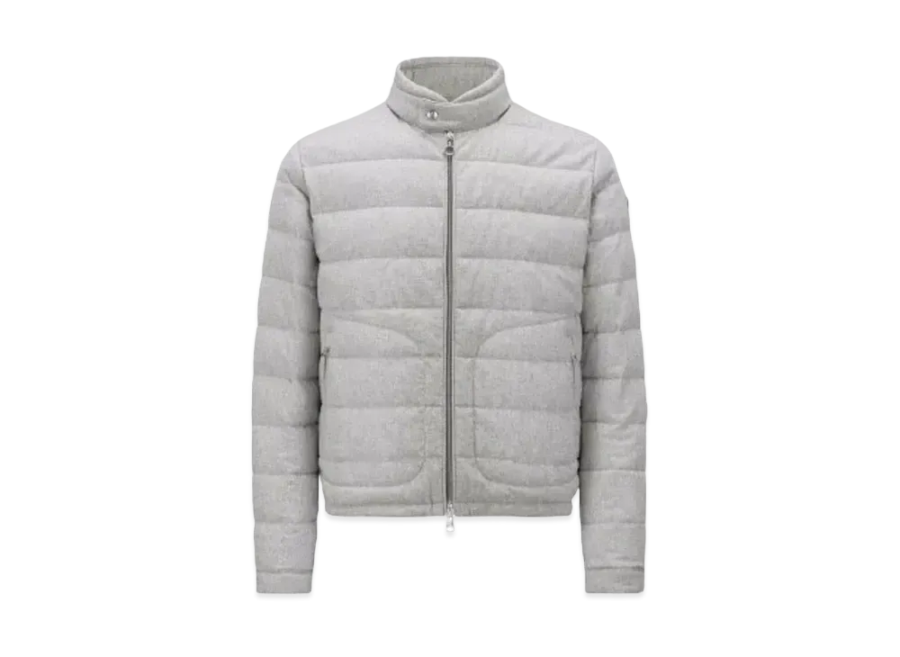 MONCLER Acorus Short Down Jacket "Light Gray"
