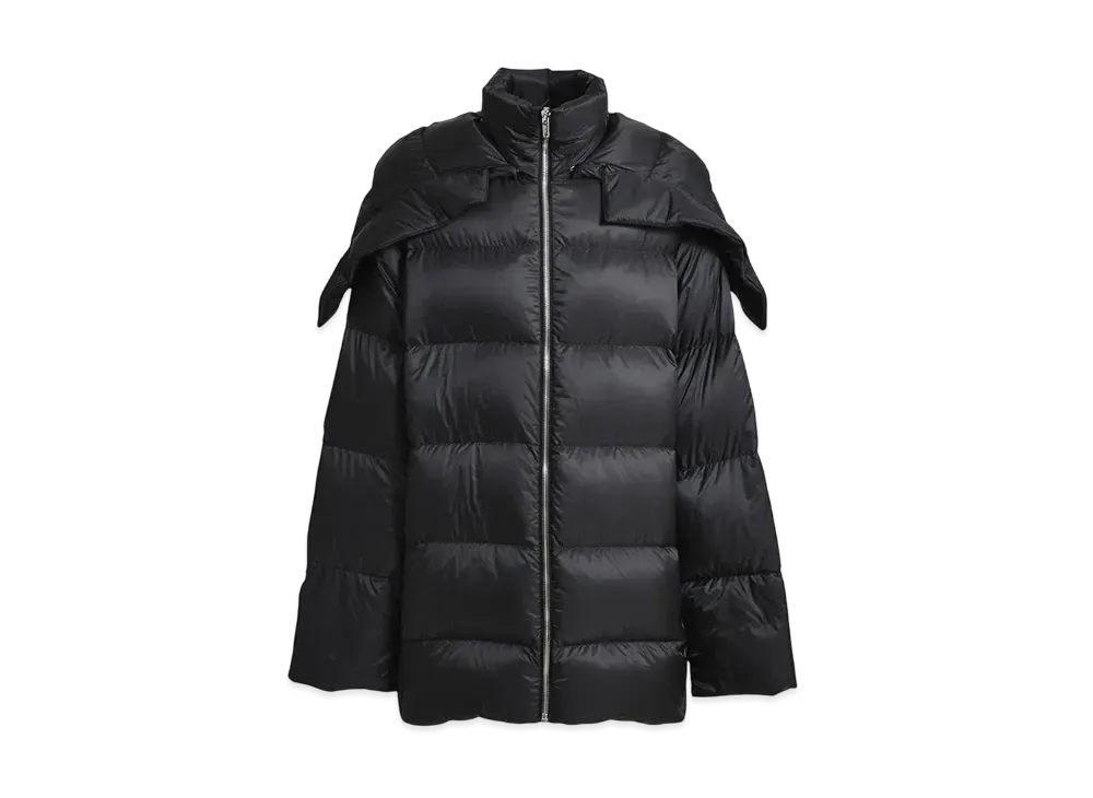 MONCLER x RICK OWENS Hooded Cyclopic Coat "Black"
