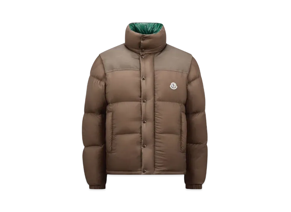 MONCLER Re/Icons Men's Verone Short Down Jacket "Brown"