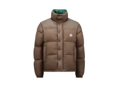 MONCLER Re/Icons Men's Verone Short Down Jacket "Brown"