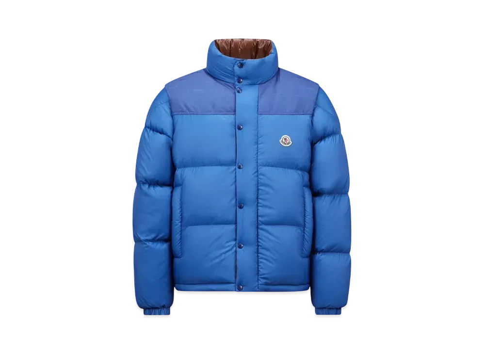 MONCLER Re/Icons Men's Verone Short Down Jacket "Electric Blue"