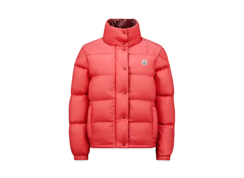 MONCLER Re/Icons Women's Verone Short Down Jacket "Red Coral"