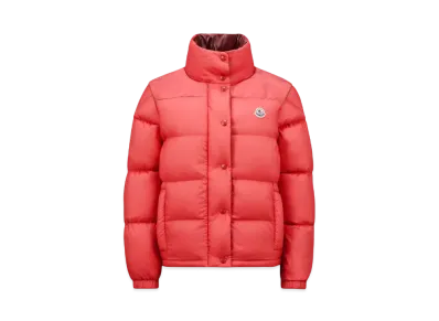 MONCLER Re/Icons Women's Verone Short Down Jacket "Red Coral"
