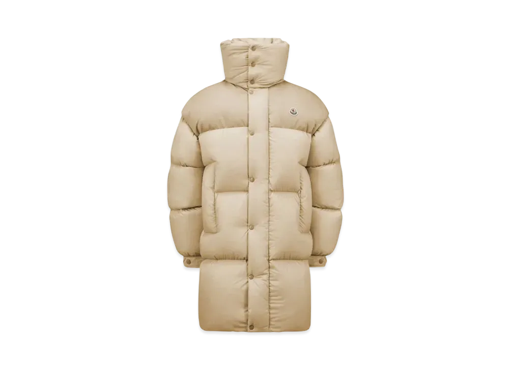 MONCLER Re/Icons Verone Long Down Jacket "Sand Beige"