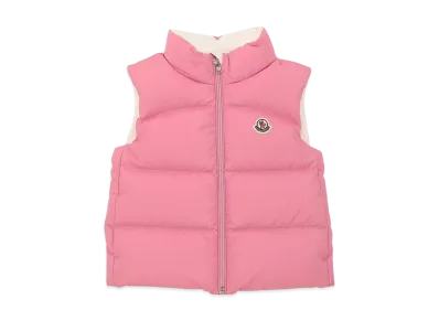 MONCLER Baby Kids Down Vest "Pink"