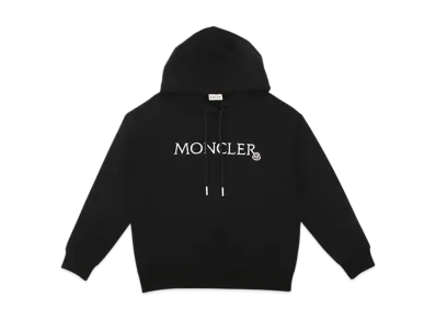 MONCLER Logo Patch Hoodie "Black"