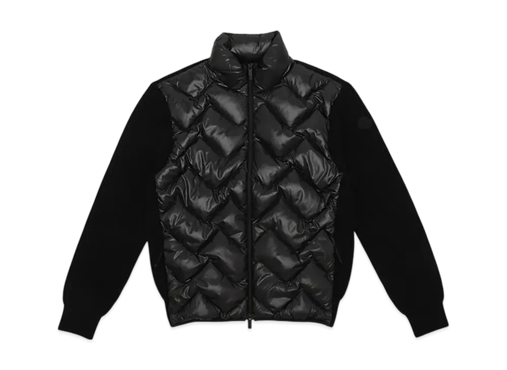 MONCLER Cardigan Bolero Down Jacket Coat "Black"