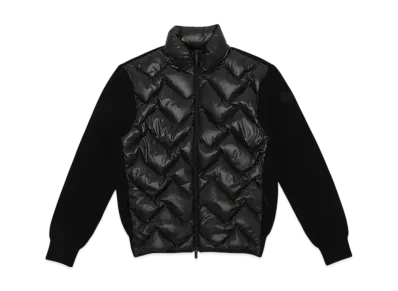 MONCLER Cardigan Bolero Down Jacket Coat "Black"
