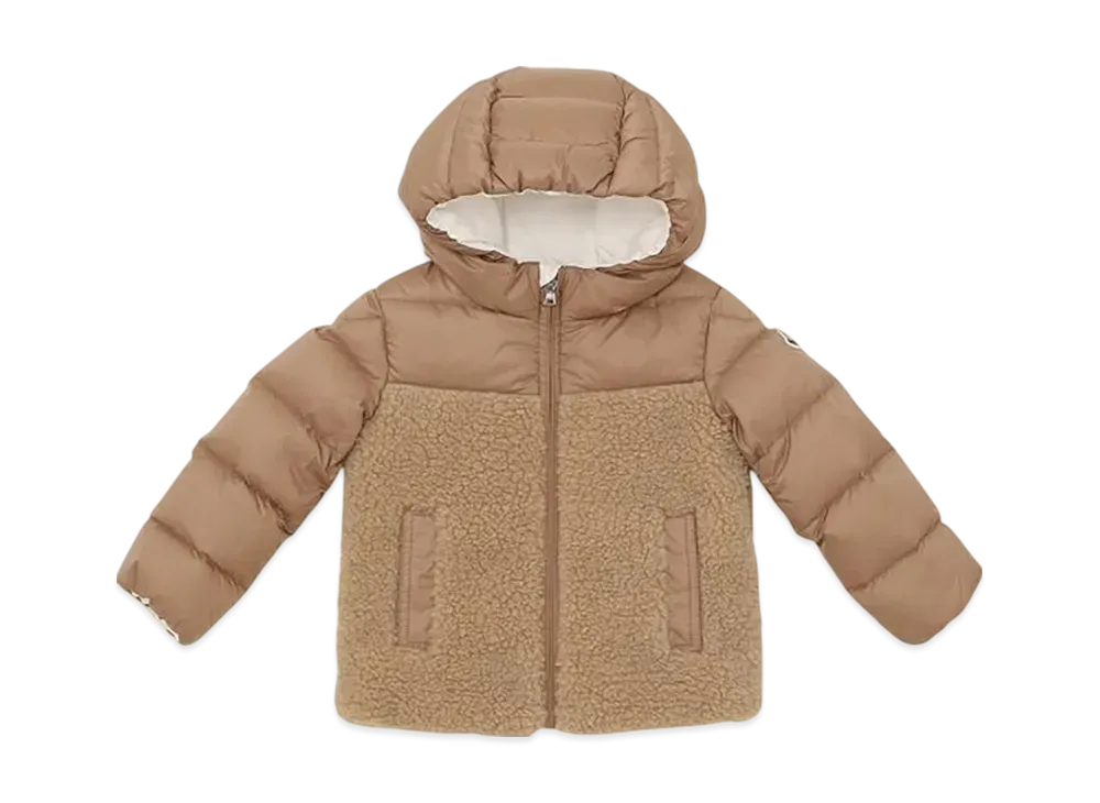 MONCLER Baby Kids Down Jacket "Beige"