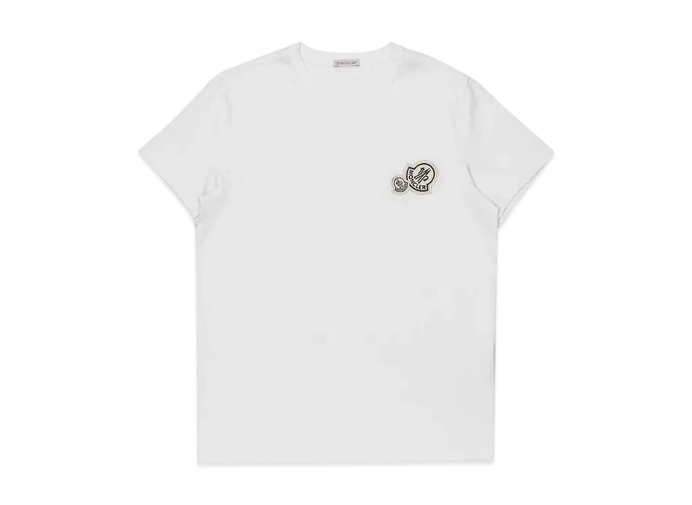 MONCLER T-Shirt Cut And Sew "White"