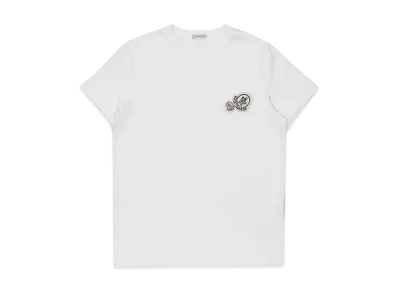 MONCLER T-Shirt Cut And Sew "White"