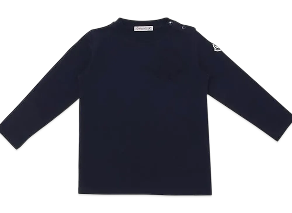 MONCLER Baby Kids LS T-Shirt "Navy"