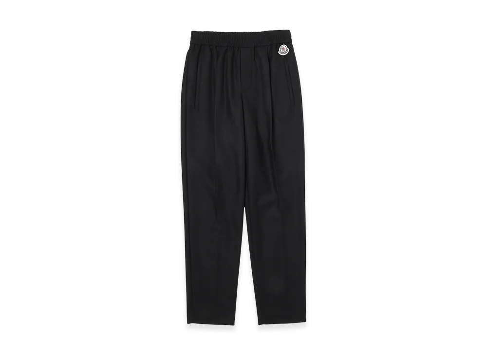 MONCLER Womens Wool Slacks "Black"
