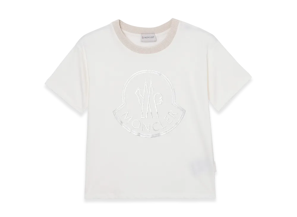 MONCLER Kids Crewneck Tee "White"