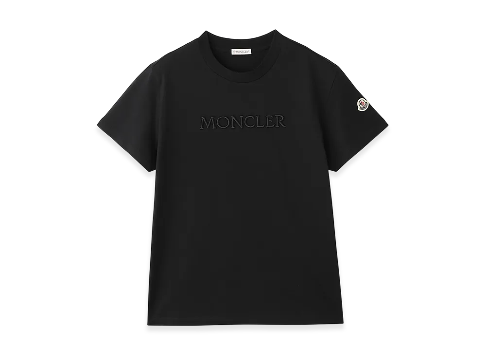 MONCLER Womens Crewneck Tee "Black"