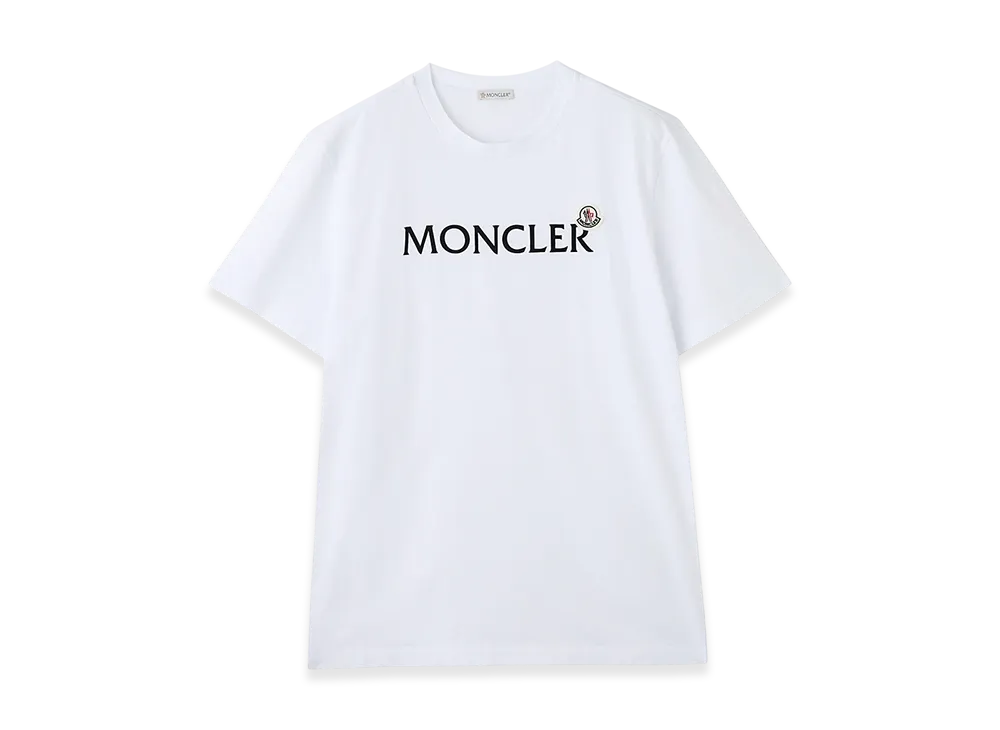 モンクレール クルーネックTシャツ SS Tシャツ メンズ (25FW) "ホワイト"
