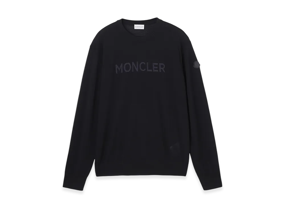 MONCLER Mens Crewneck Knit "Black"