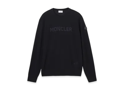 MONCLER Mens Crewneck Knit "Black"