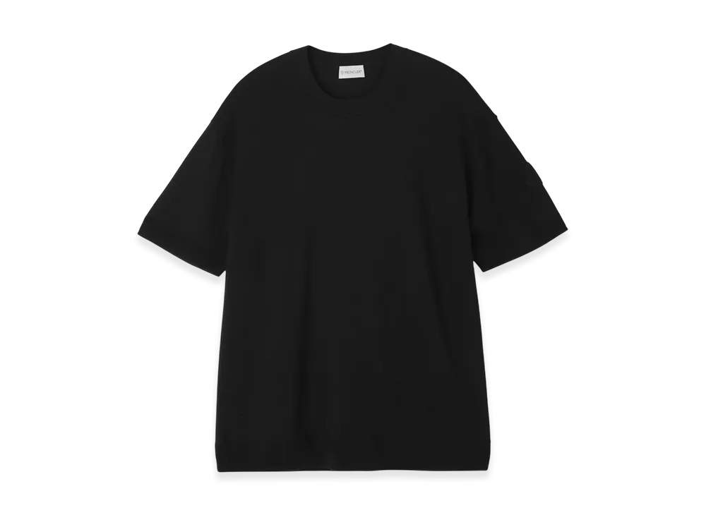 MONCLER Mens S/S Crewneck Knit "Black"
