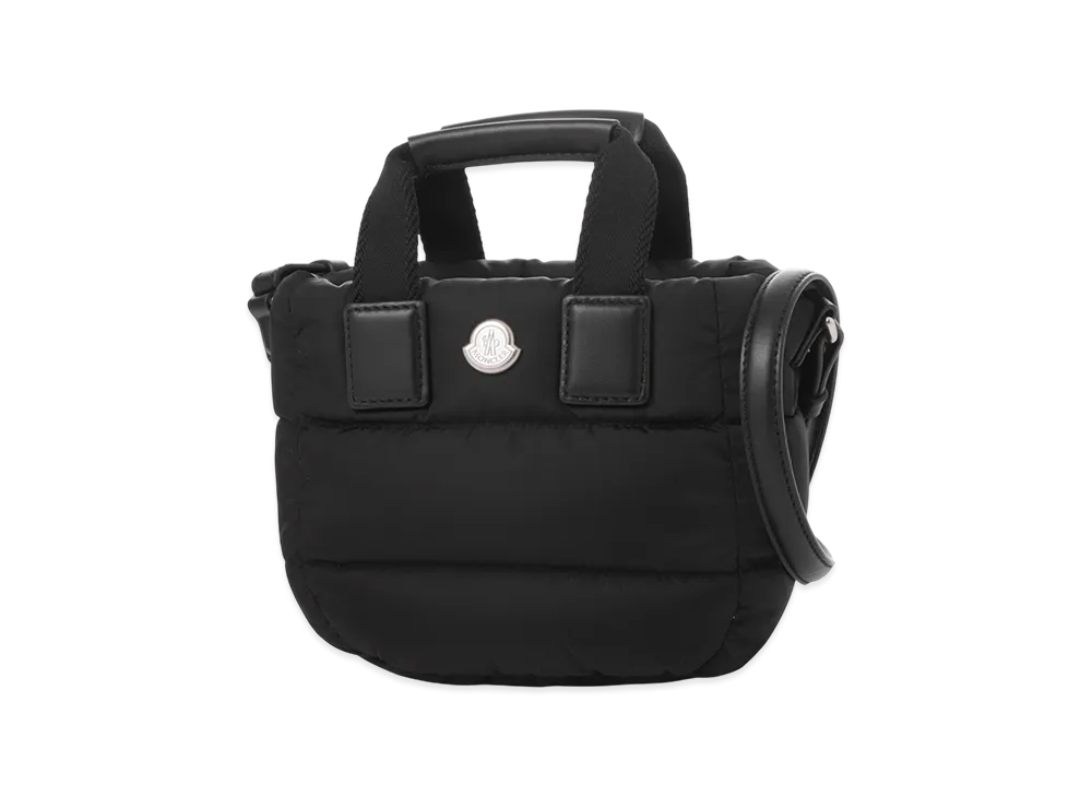 MONCLER Womens Micro Caradoc 2-Way Crossbody Bag "Black"