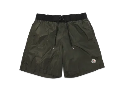MONCLER Mens Swim Shorts "Khaki"