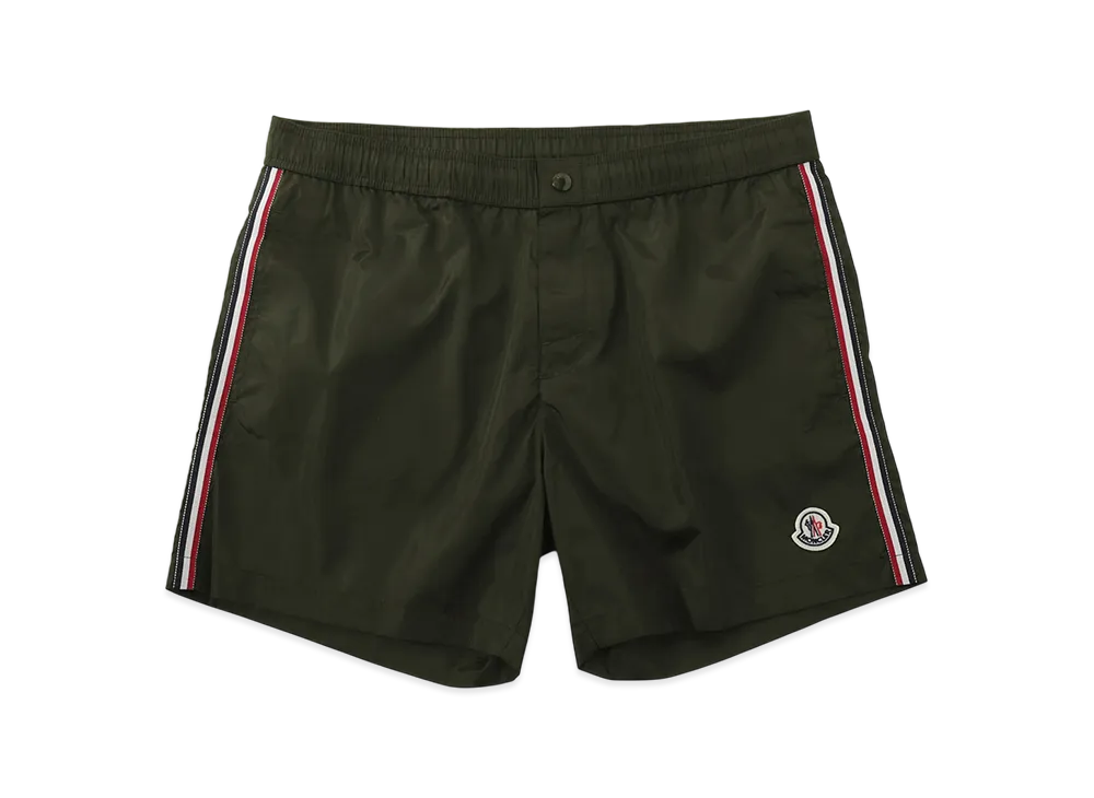 MONCLER Mens Swim Shorts "Khaki"