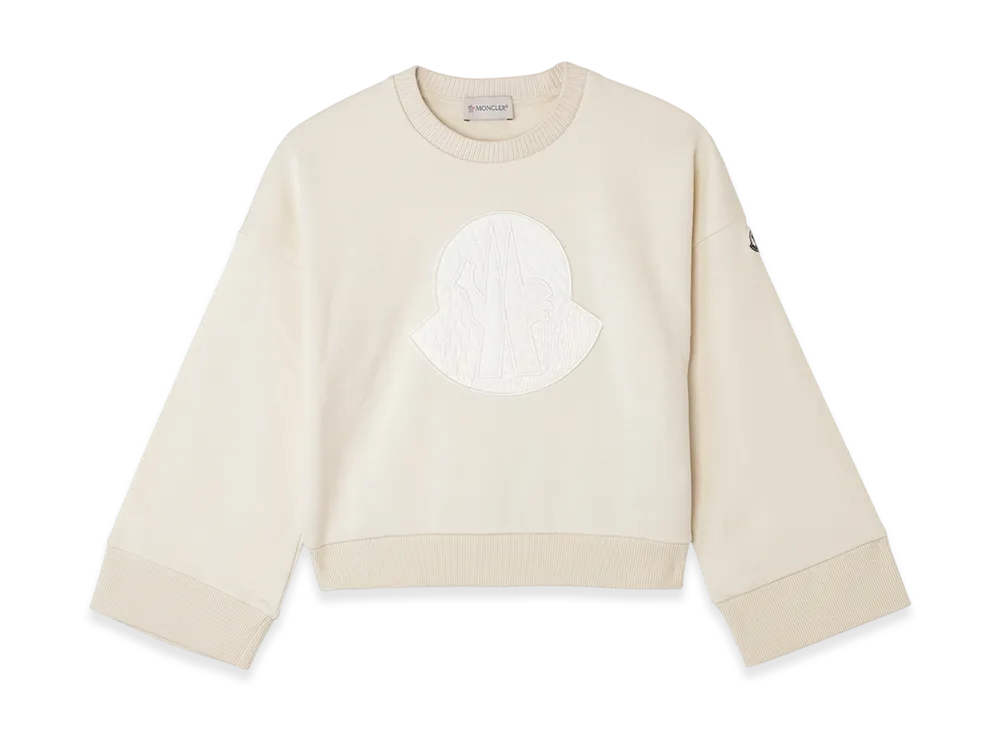 MONCLER Kids Sweatshirt "Whiteivory"