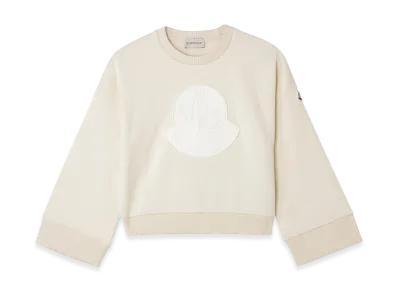 MONCLER Kids Sweatshirt "Whiteivory"