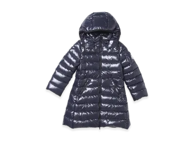 MONCLER Womens Moka Down Coat "Navy"