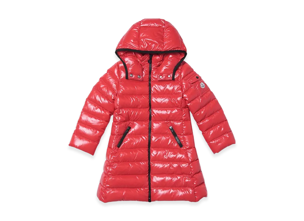 MONCLER Womens Moka Down Coat "Red"