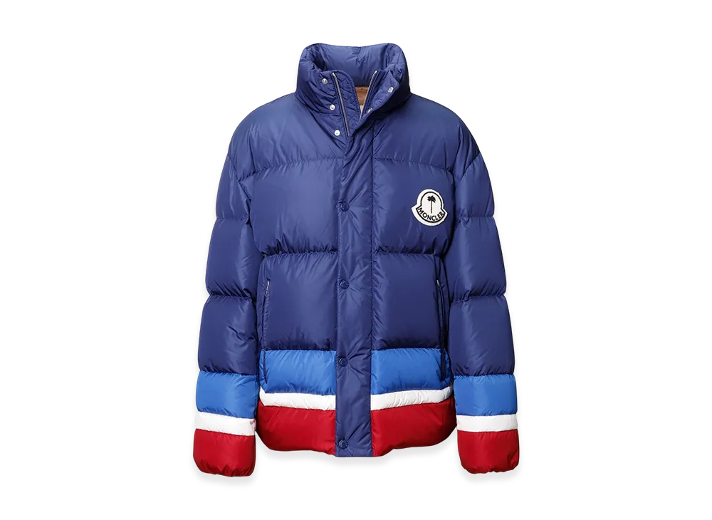 MONCLER 8 Palm Angels Denneny Down Jacket "Navy/Multi"