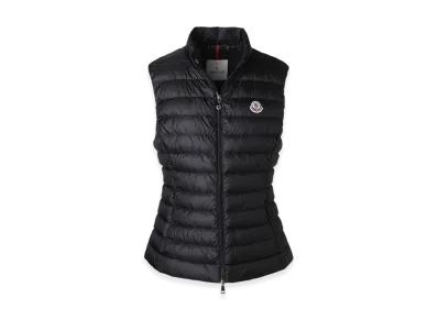 MONCLER Womens Igens Down Vest "Black"