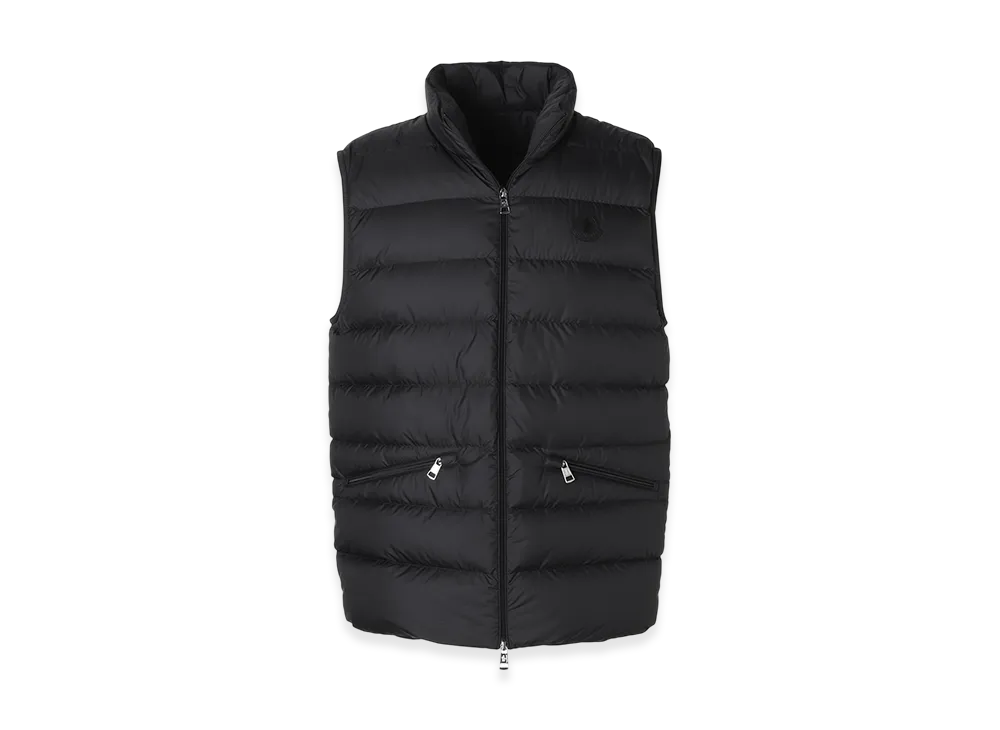 MONCLER Mens Lechtal Down Vest "Black"