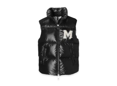 MONCLER Womens Oder Down Vest "Black"
