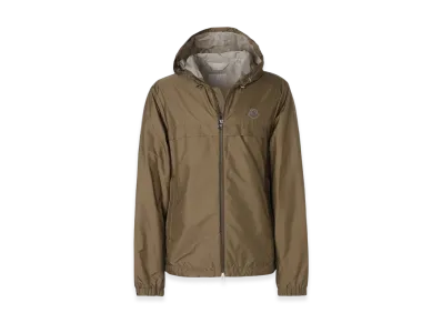 MONCLER Mens Rifeo Hooded Padded Nylon Jacket "Beige"