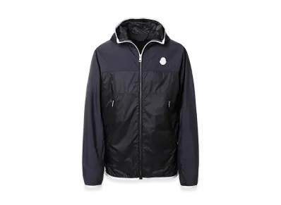 MONCLER Mens Algedi Hooded Raincoat "Black"