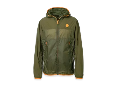 MONCLER Mens Algedi Hooded Raincoat "Olivegreen"