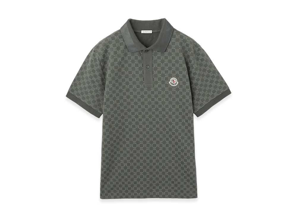 MONCLER Mens Polo Shirt "Khaki"