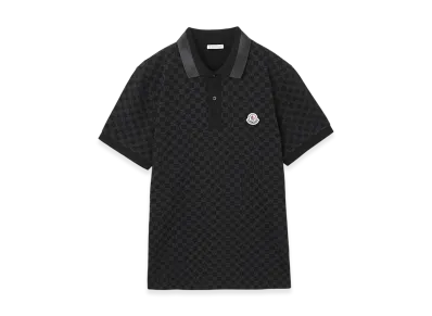 MONCLER Mens Polo Shirt "Black"
