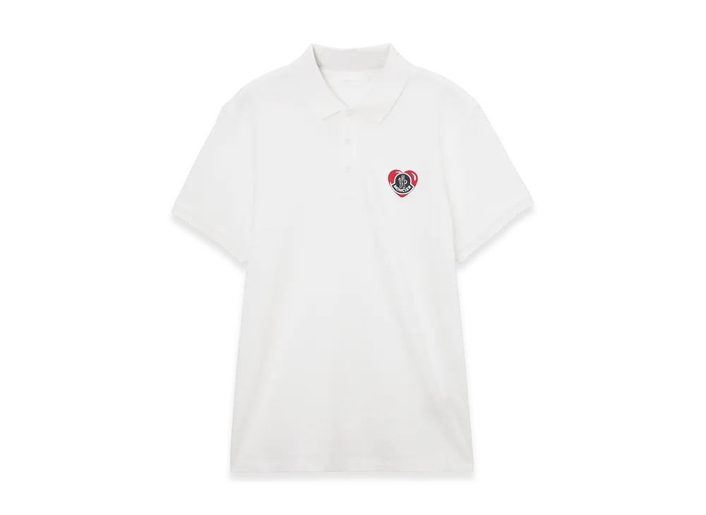 MONCLER Mens Polo Shirt "White"