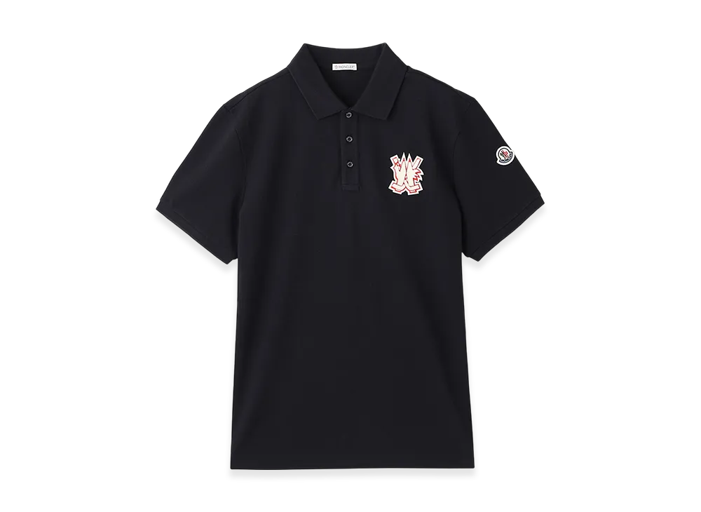MONCLER Mens Polo Shirt "Navy"