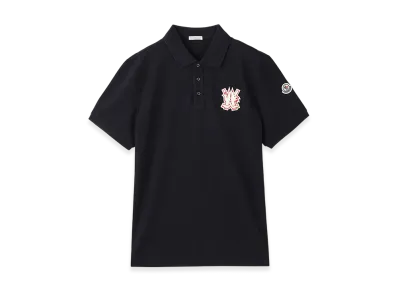 MONCLER Mens Polo Shirt "Navy"
